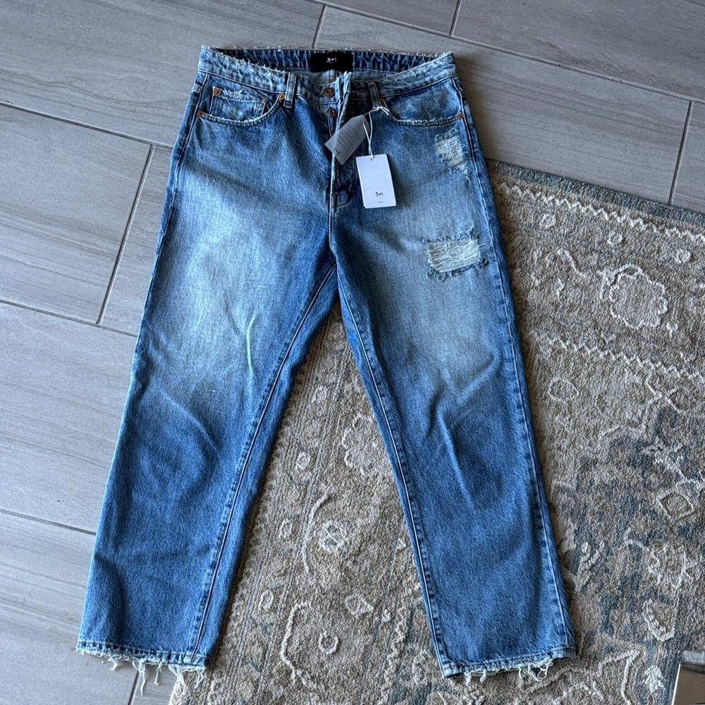3x1 NWT Sabina Girlfriend Jeans